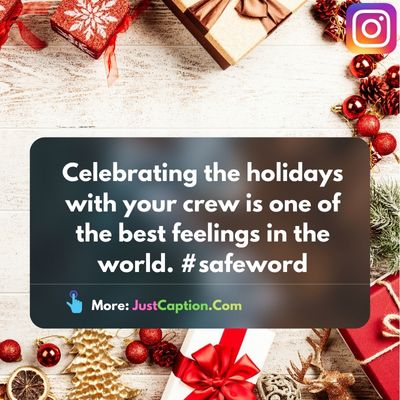 Christmas Captions for Instagram with Friends