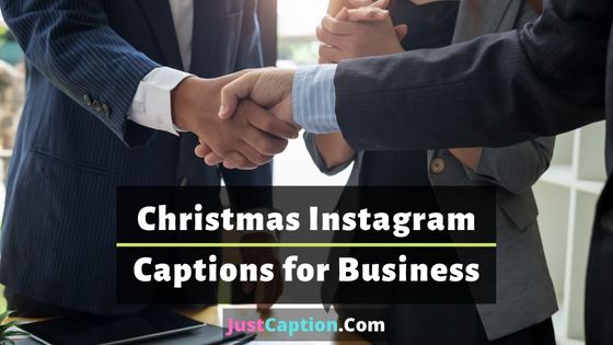 Christmas Instagram Captions for Business
