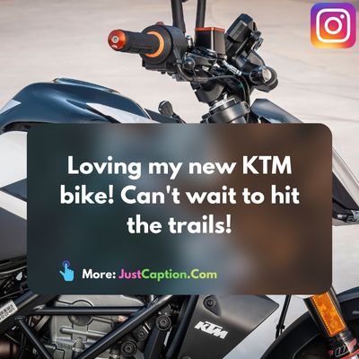 KTM Bike Captions for Instagram