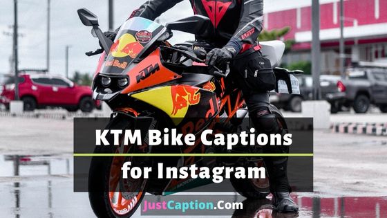 KTM Bike Captions for Instagram
