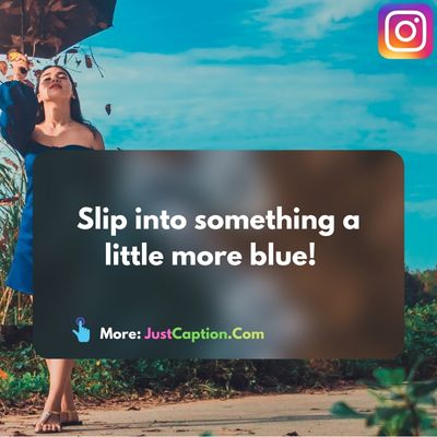 180+ Best Lovely Blue Dress Captions for Instagram Posts