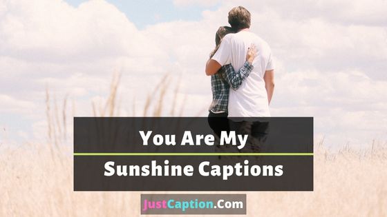 You Are My Sunshine Captions