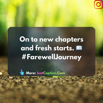 Farewell Instagram Quotes